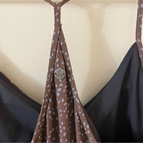 Prana Ayla Brown & Blue Midi Dress - Picture 10 of 13